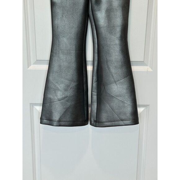 Cynthia Rowley Silver Flare Scuba Pants Size 2 - Picture 4 of 6